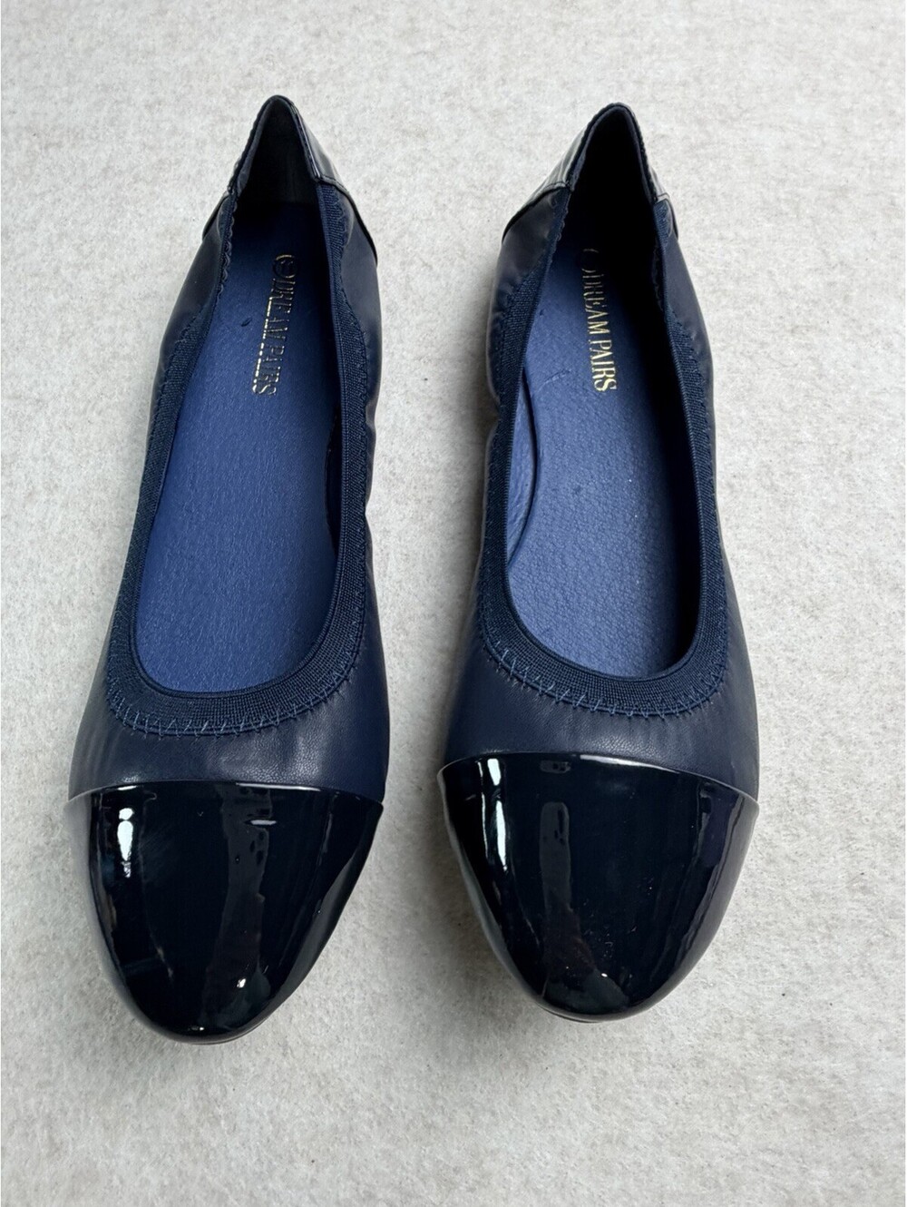 Dream Pairs Navy Ballet Flats Shoes Classic Slip On Comfort Women's Sz 11 NWOB